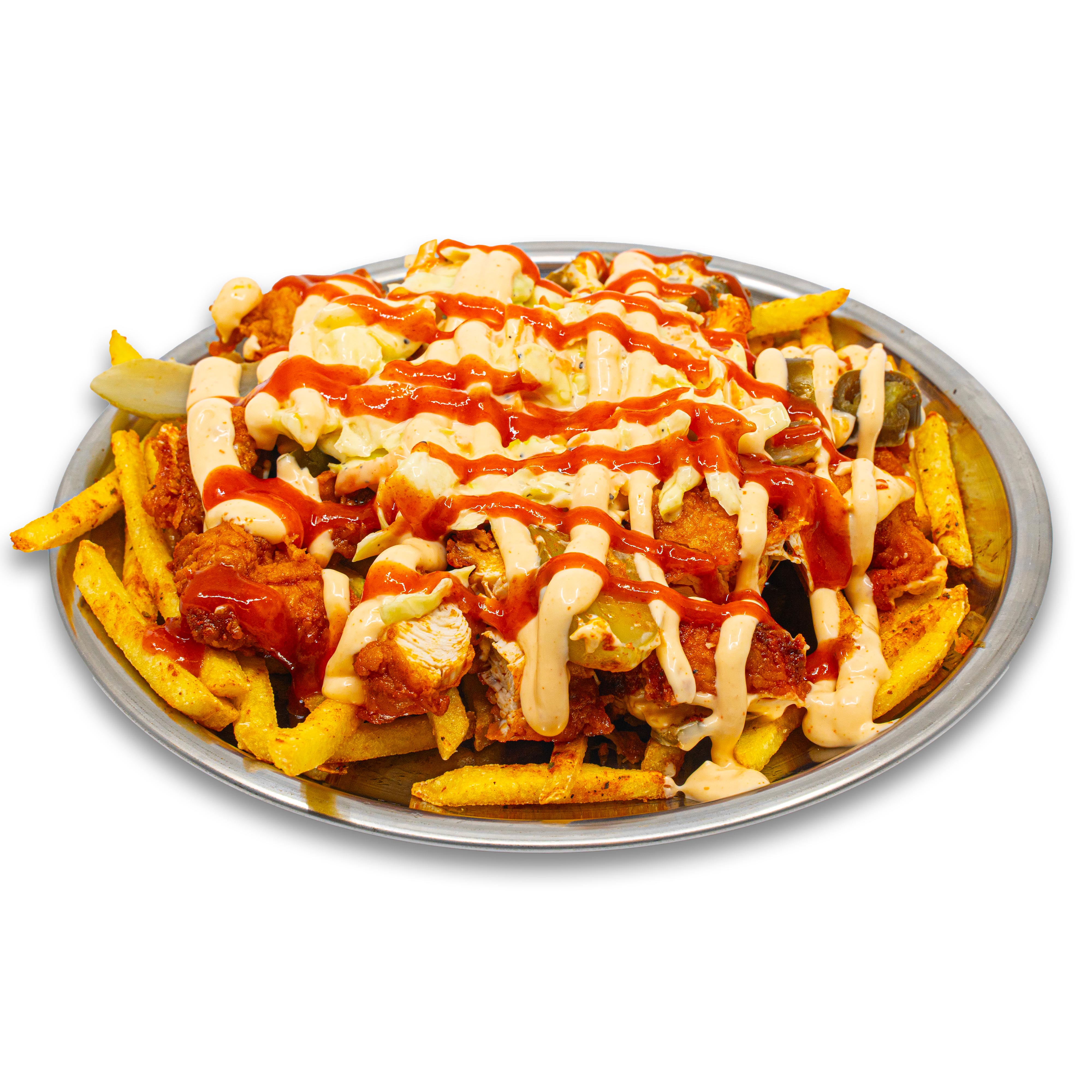 Hot Chicken Fries Salad