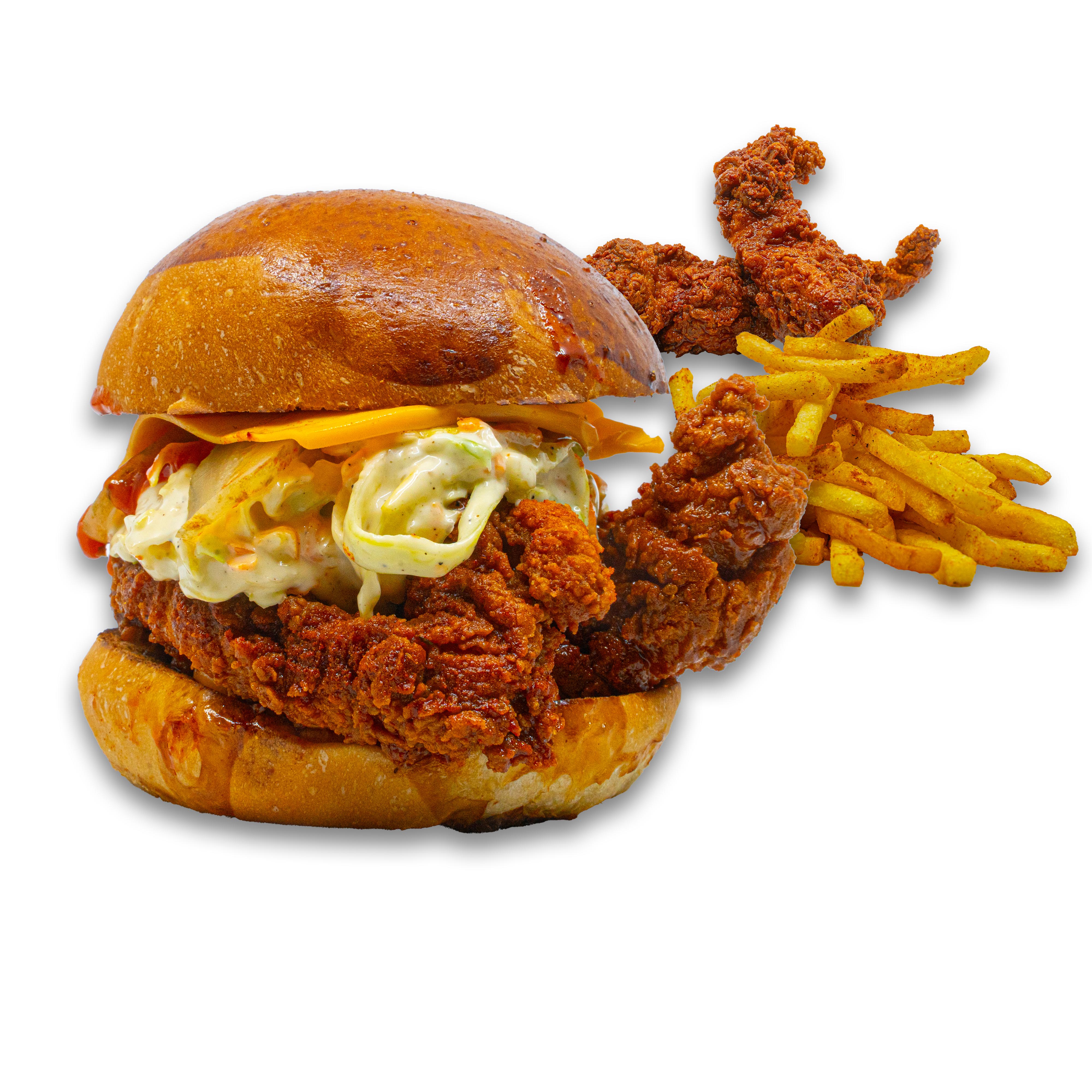 Hot Chicken Cheese Combo